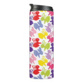 patroon met Paaskonijnen Thermosbeker (Geroteerd rechts)