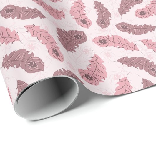 patroon met paukveren cadeaupapier (Rol Hoek)