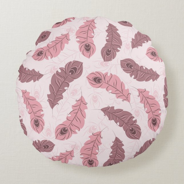 patroon met paukveren rond kussen (Voorkant)