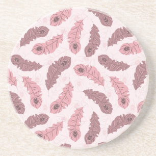 patroon met paukveren zandsteen onderzetter