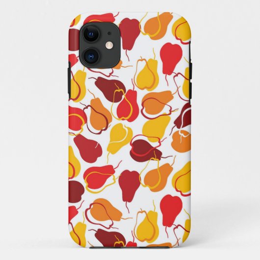 Patroon met peren Case-Mate iPhone case (Achterkant)