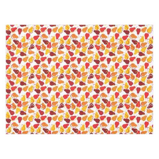 Patroon met peren tafelkleed (Voorkant (Horizontaal))