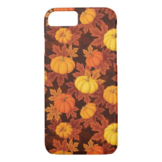 Patroon met pompoenen en herfst Case-Mate iPhone case (Achterkant)