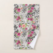 Patroon met proefafdrukken bad handdoek (Handdoek)