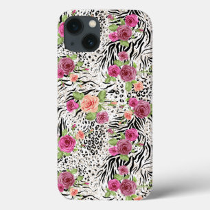 Patroon met proefafdrukken iPhone 13 hoesje