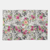 Patroon met proefafdrukken theedoek (Horizontaal)