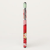 Patroon met rode bloemen Case-Mate iPhone case (Achterkant/links)