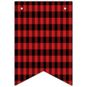 Patroon met rode buffels vlaggetjes (Tweede vlag)