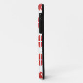 Patroon met rode driehoek Case-Mate iPhone case (Achterkant/links)