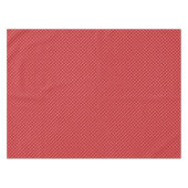 Patroon met rode patroonplaat tafelkleed (Voorkant (Horizontaal))