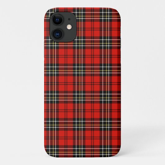  patroon met rode plaat Case-Mate iPhone case (Achterkant)