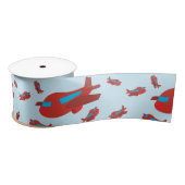 Patroon met rood en blauw vliegtuig lint (Spoel)