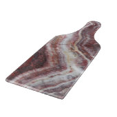 Patroon met rood gepantserd snijplank (Hoek)