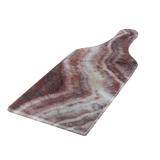 Patroon met rood gepantserd snijplank (Hoek)