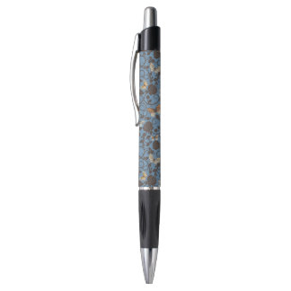 patroon met rozen en vlinder pen