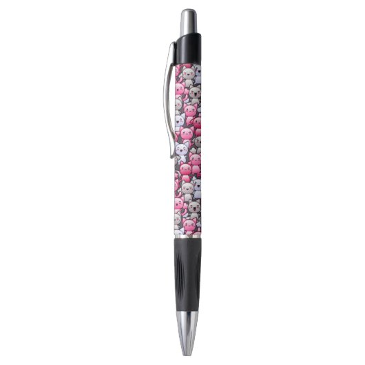 patroon met schattige kawaï - doodle cats 2 pen (Top (Verticaal))