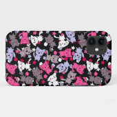 patroon met schattige kawaii - doodle katten 3 Case-Mate iPhone case (Achterkant (horizontaal))