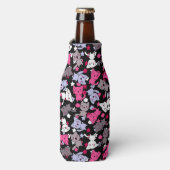 patroon met schattige kawaii - doodle katten 3 flesjeskoeler (Fles Voorkant)