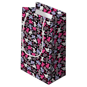 patroon met schattige kawaii - doodle katten 3 klein cadeauzakje