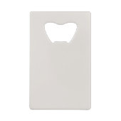 patroon met schattige olifanten en reuzengiraffes kredietkaart flessenopener (Achterkant)