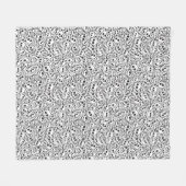 Patroon met schedels fleece deken (Voorkant (Horizontaal))