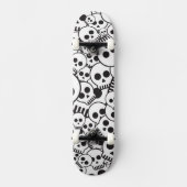 Patroon met schedels skateboard (Voorkant)