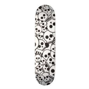 Patroon met schedels skateboard