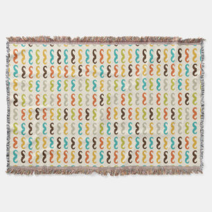 Patroon met snor deken