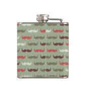 patroon met snor heupfles (Achterkant)