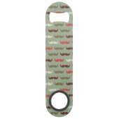 patroon met snor speed flessenopener (Voorkant)