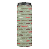  patroon met snor thermosbeker (Achterkant)