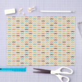 Patroon met snor tissuepapier (Craft)