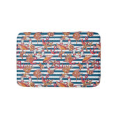 Patroon met steentjes en staarten badmat (Voorkant)