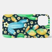 patroon met succulenten. Waterverf cactus Case-Mate iPhone Case (Achterkant (horizontaal))