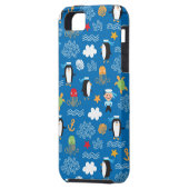 patroon met thema zee Case-Mate iPhone case (Achterkant Links)