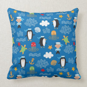 patroon met thema zee kussen