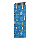 patroon met thema zee thermosbeker (Gedraaid links)