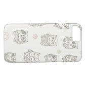 Patroon met uilen Case-Mate iPhone case (Achterkant (Horizontaal))