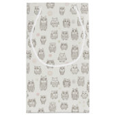 Patroon met uilen klein cadeauzakje (Achterkant)