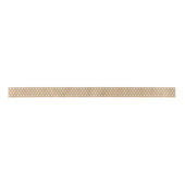 Patroon met vervormde witte pokadots op Faux Kraft Lint (Voorkant)