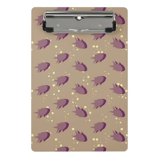 patroon met vis 2 mini klembord (Voorkant)