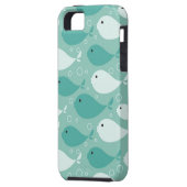 patroon met vis Case-Mate iPhone case (Achterkant Links)