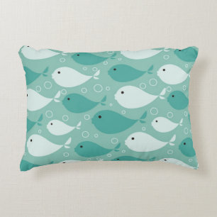 patroon met vis decoratief kussen