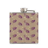 patroon met vis heupfles (Achterkant)