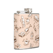 Patroon met voedsel heupfles (Rechts)