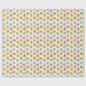 patroon met vogels cadeaupapier (Vlak)