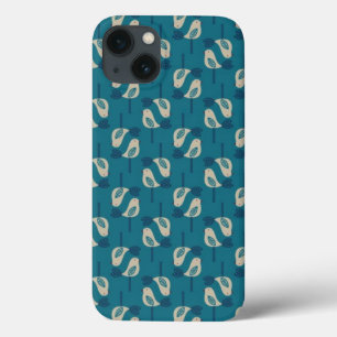 patroon met vogels iPhone 13 hoesje
