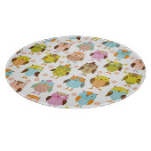 patroon met vogels snijplank (Hoek)