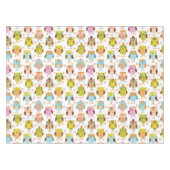 patroon met vogels tafelkleed (Voorkant (Horizontaal))