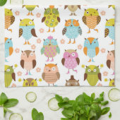 patroon met vogels theedoek (Gevouwen)